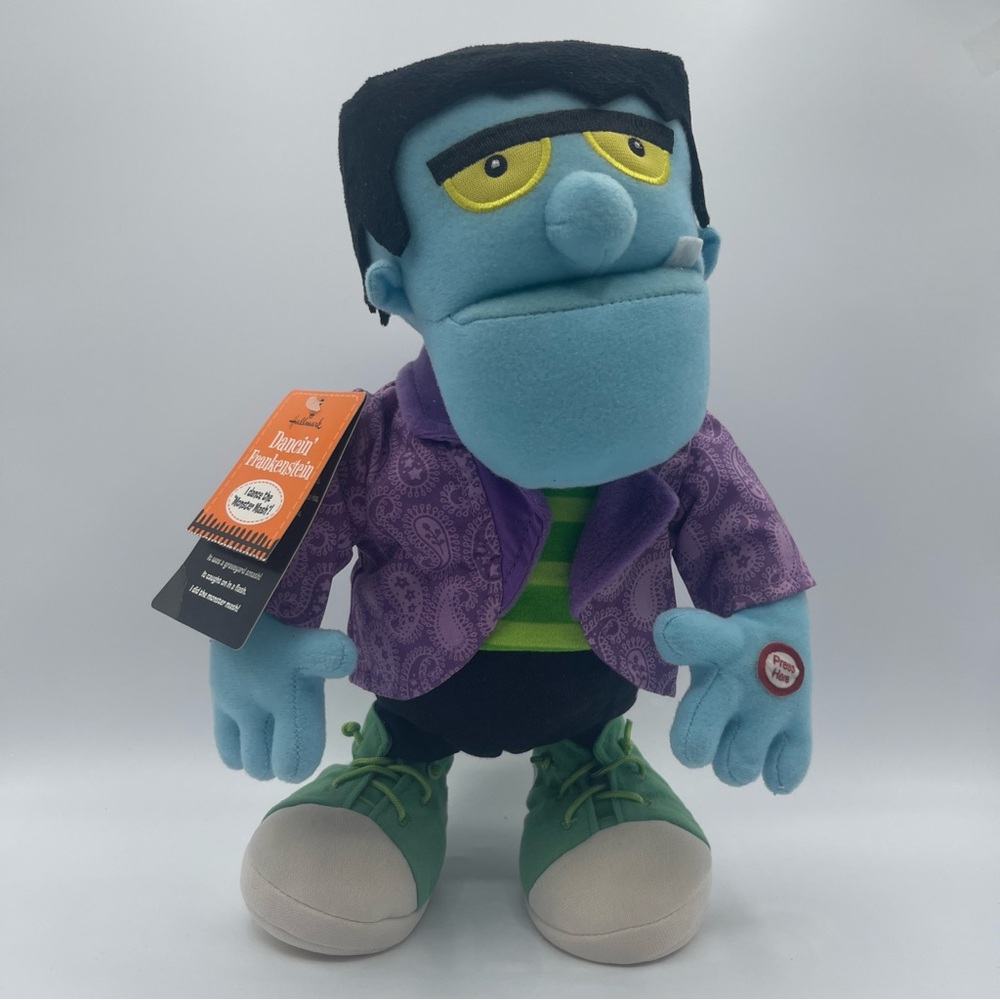 Hallmark 2010 Dancing Frankenstein Animated Musical Figure Halloween - Tested